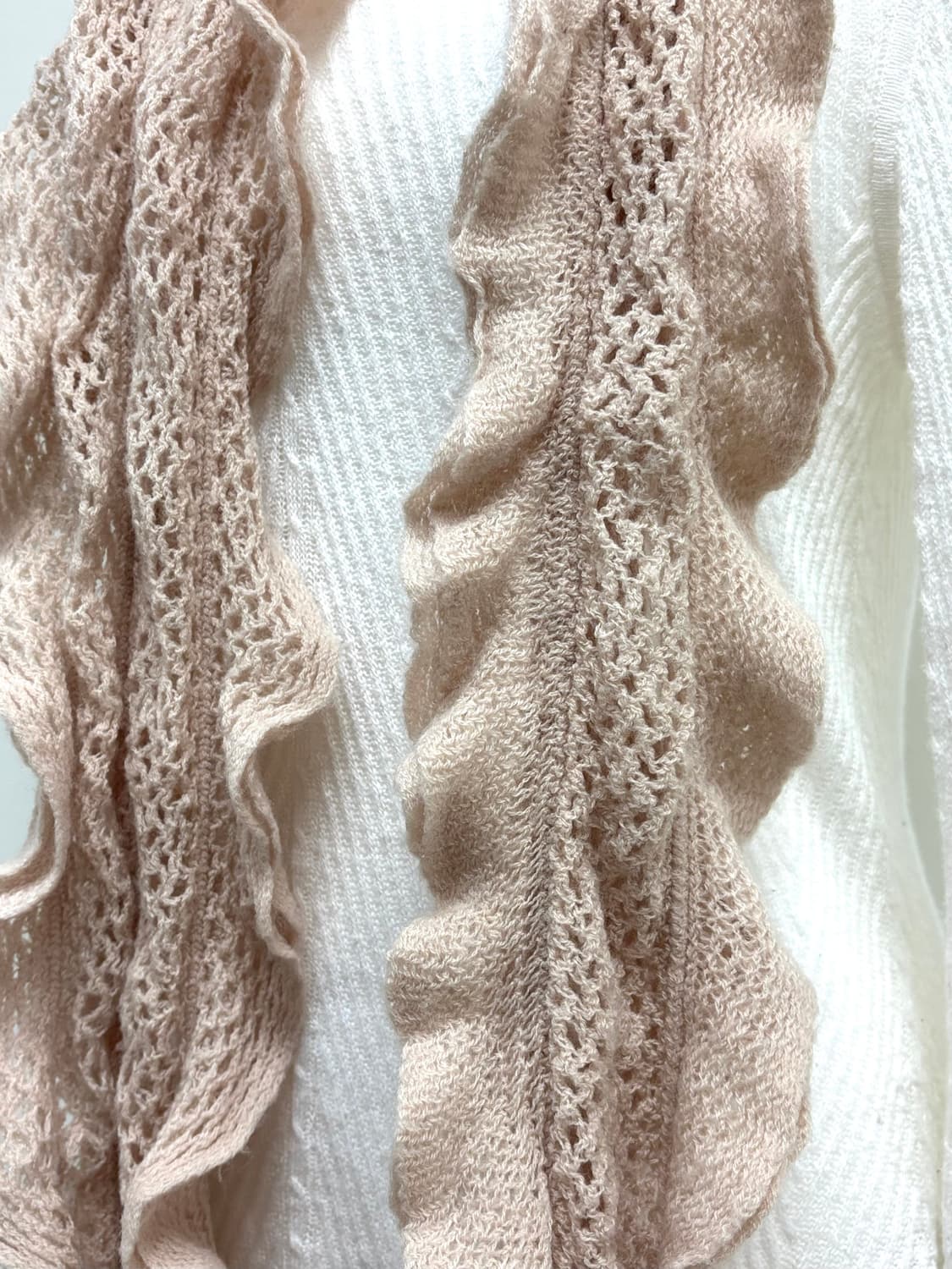 빈티지 베이지 머플러 목도리 상품이미지3