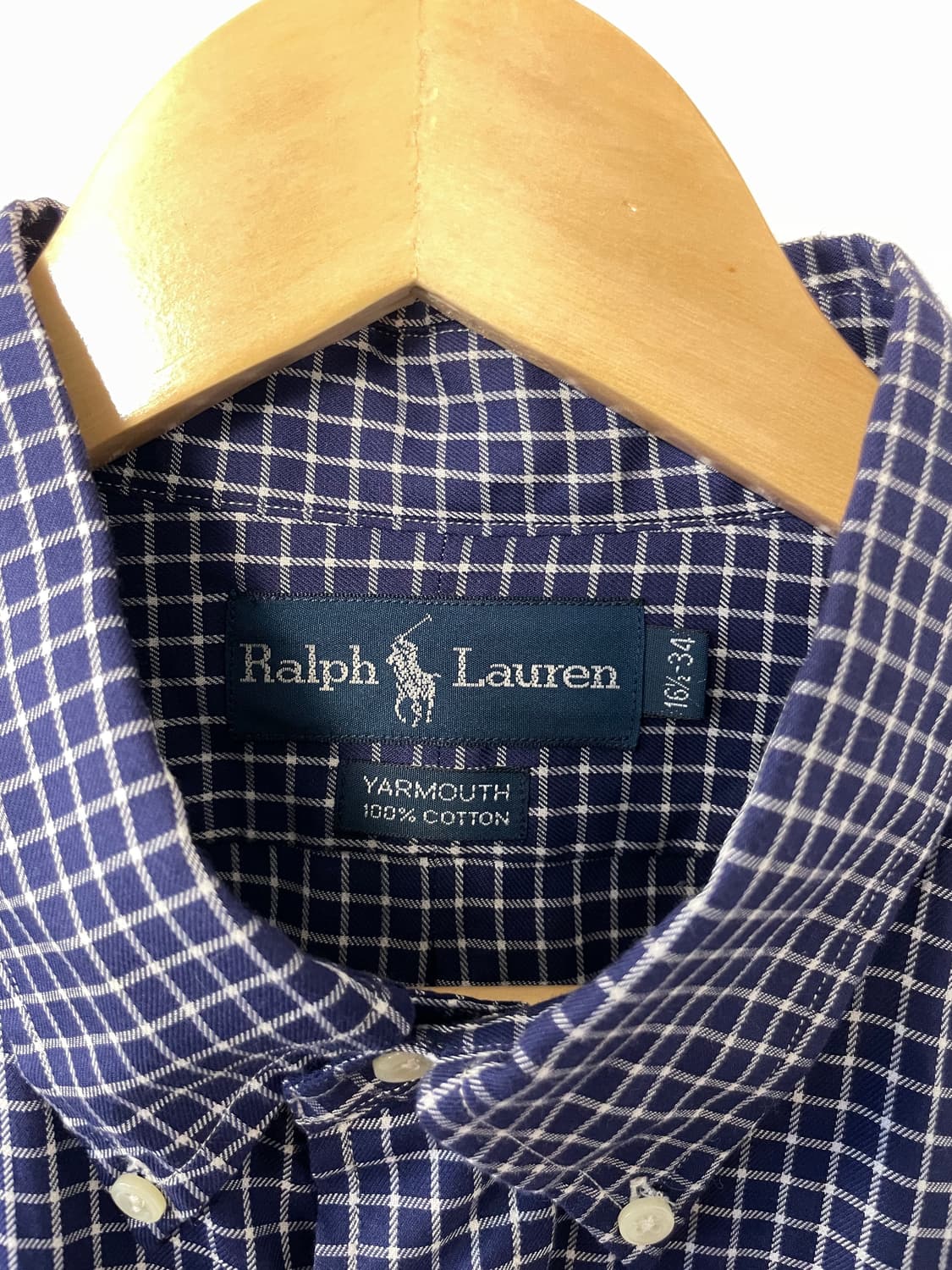 폴로 버튼다운 체크 셔츠  상품이미지7