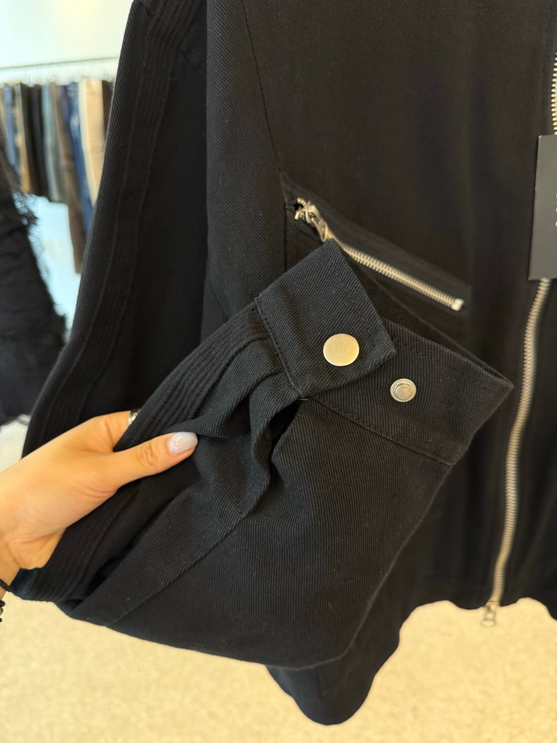 Wise Denim Black Jacket 상품이미지6