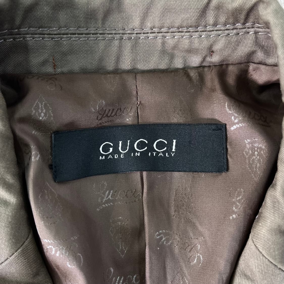 100 구찌 빈티지 포켓 코튼 블레이져 상품이미지4