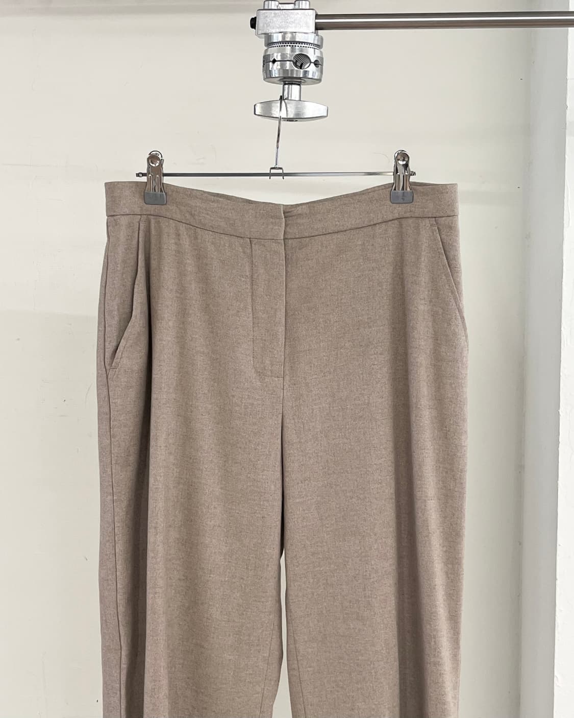 막스마라 베이지 와이드 레그 트라우저 상품이미지2