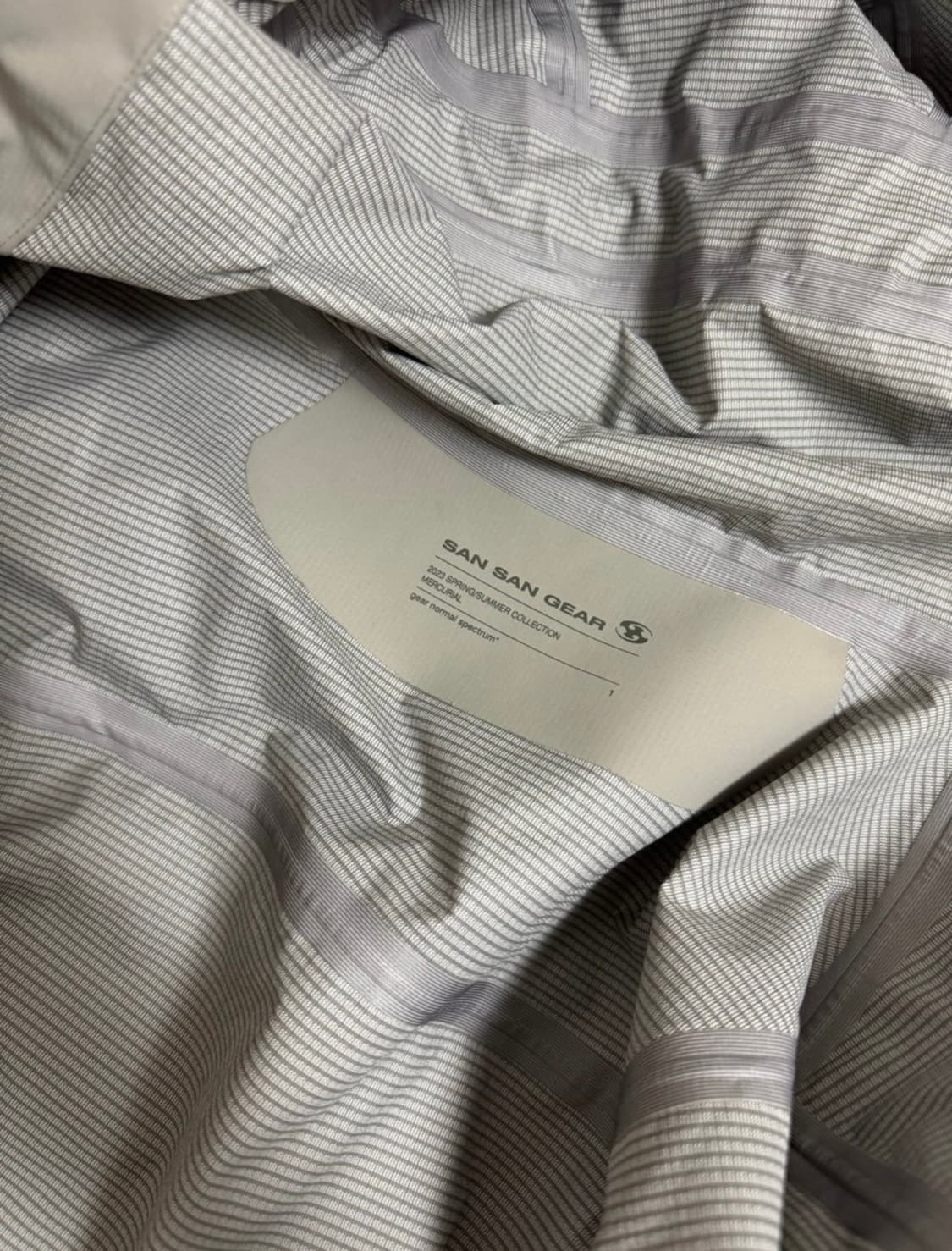 산산기어 윈드블록 자켓 1size 상품이미지2