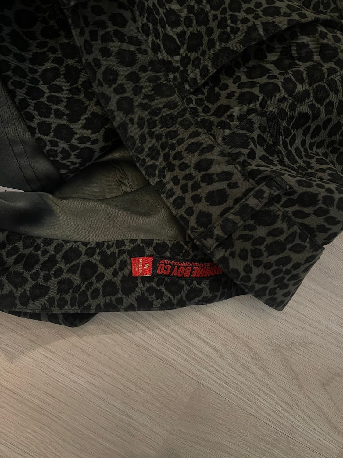 HOMME BOY CO 옴므보이 레오파드 바지 상품이미지2