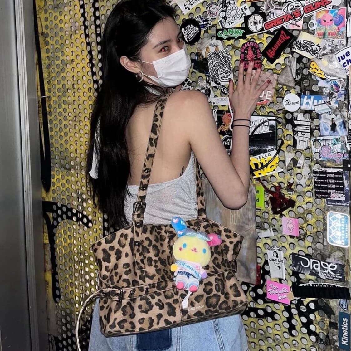 SAMO ONDOH 세이모 온도 르벨트백 호피 m사이즈 상품이미지2