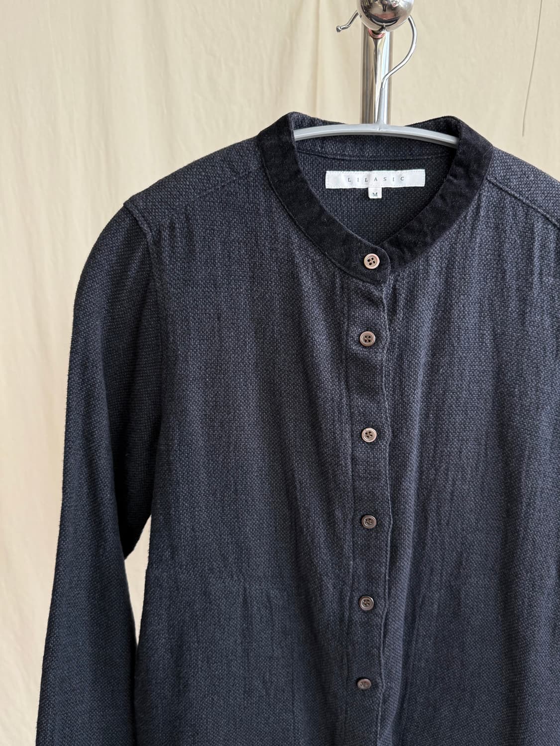 Lilasic 네추럴 블라우스 상품이미지3