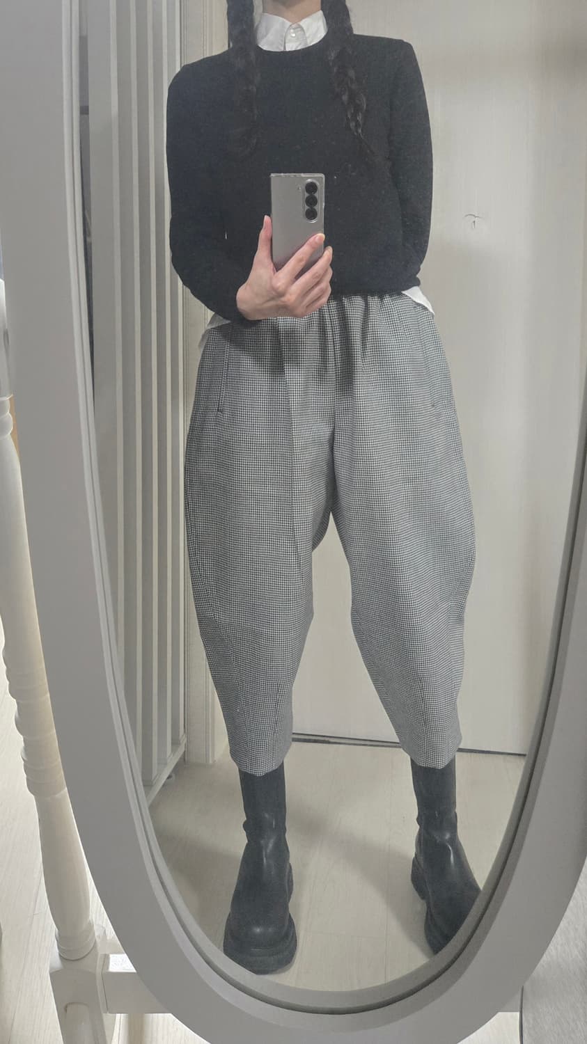 꼼데가르송 격자체크 벌룬핏 팬츠 2022aw 상품이미지7