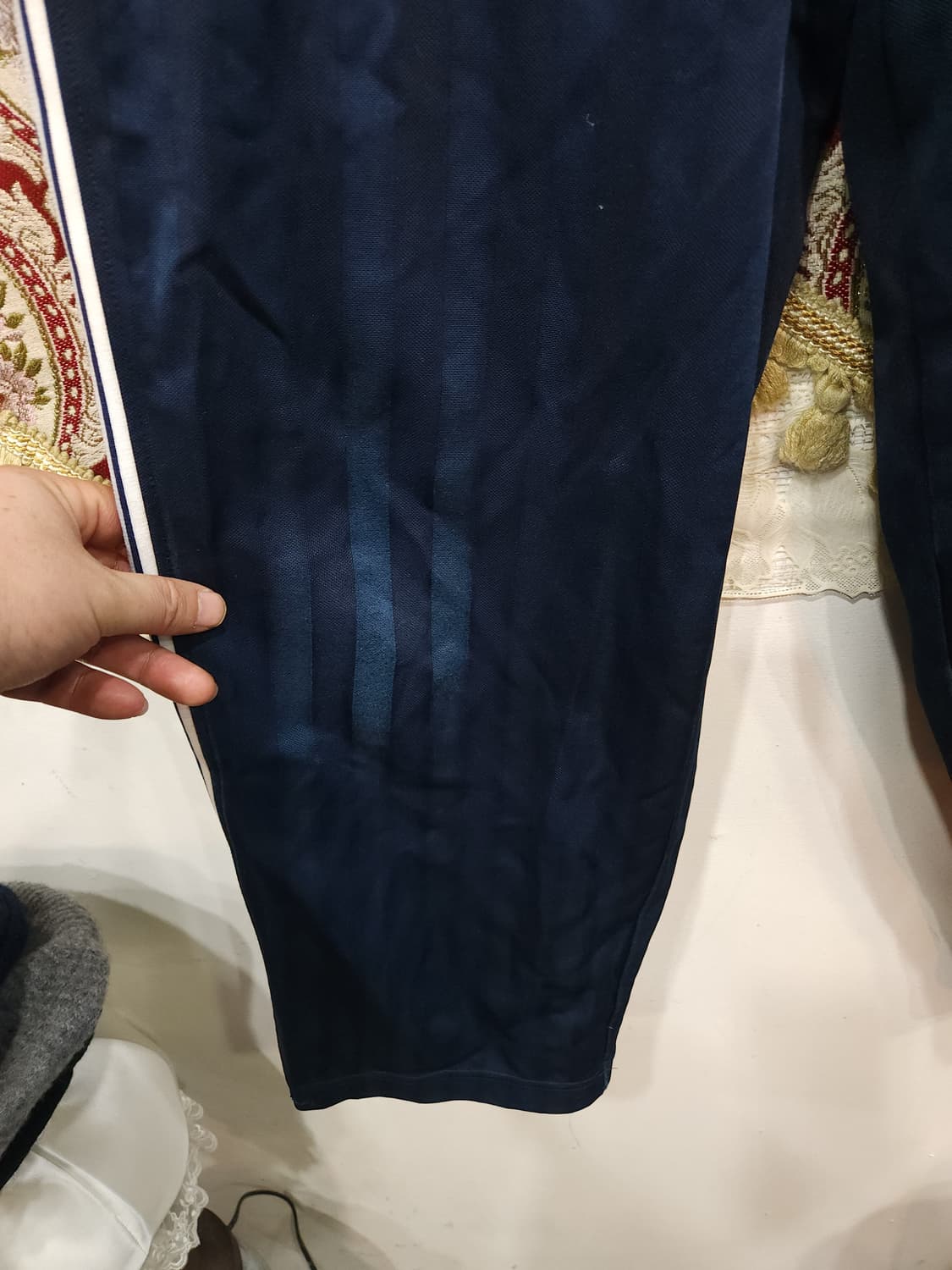 푸마 사이드라인 트레이닝 팬츠 일본판 네이비/그레이

 상품이미지5