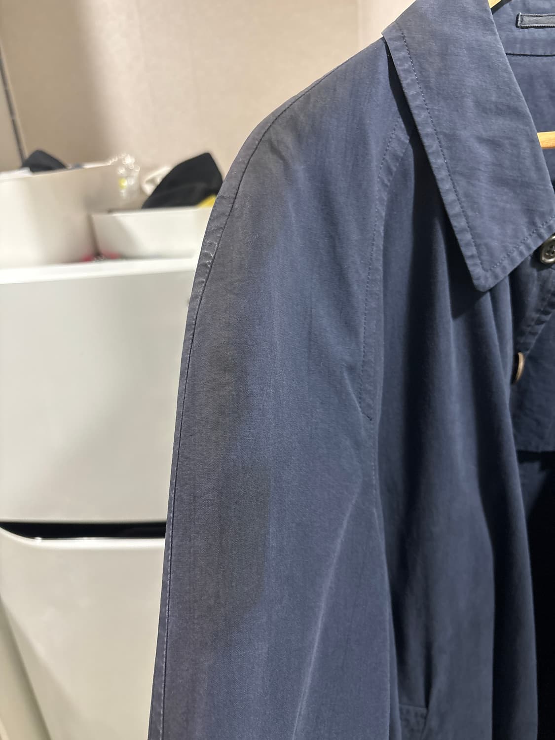 꼼데가르송 옴므 싱글코트 네이비 m 상품이미지6