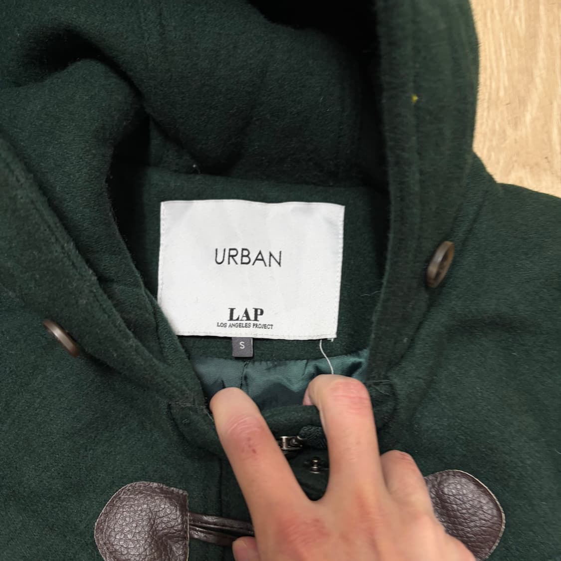 LAP 어반 여성 더플 후드 떡볶이코트 85-90-160 상품이미지5