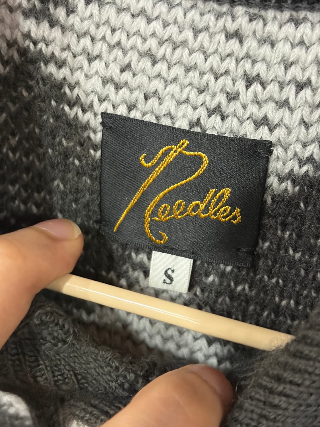 J47 니들스 아가일 패턴 폴로 니트 상품이미지4