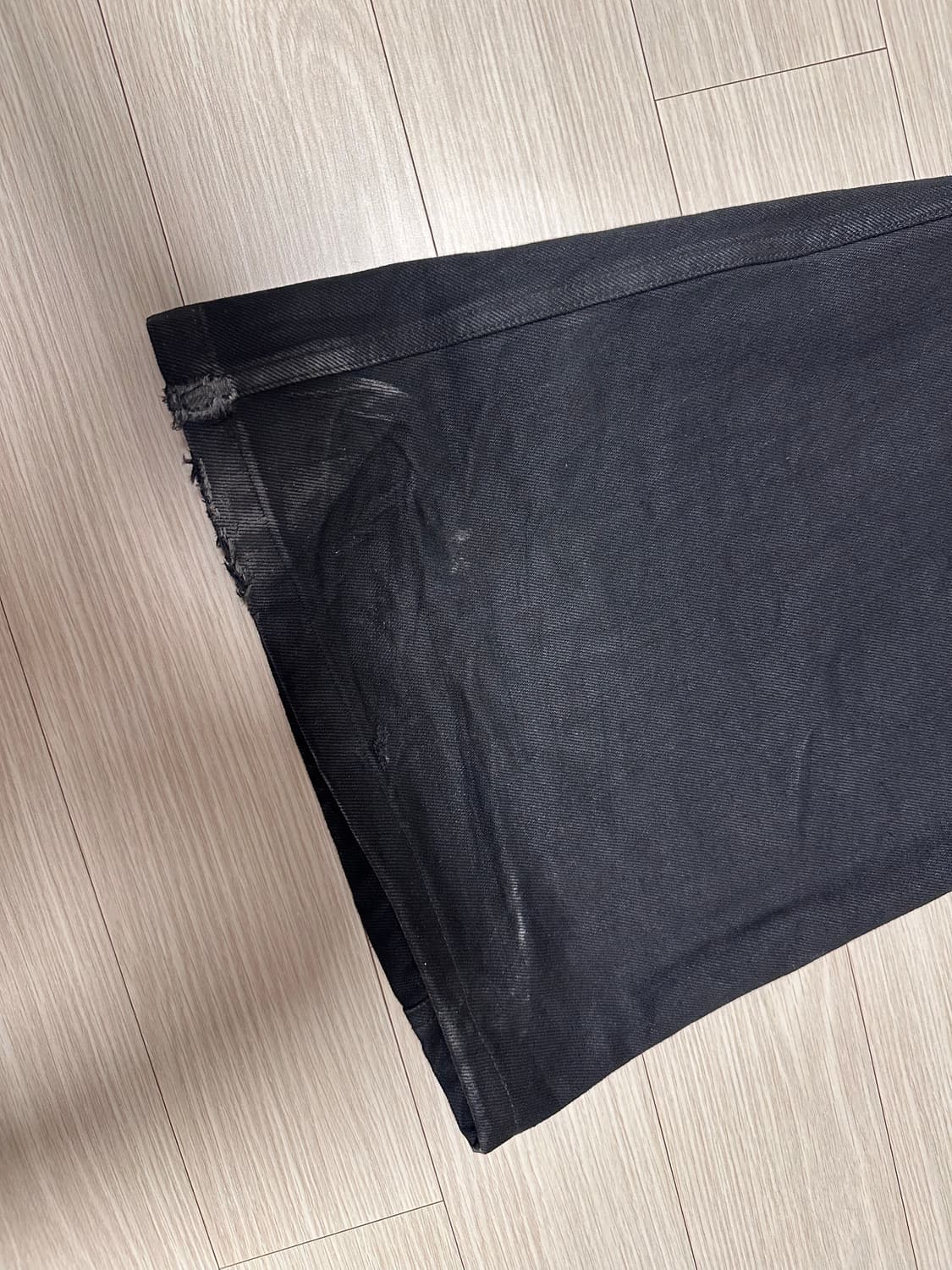 에모스탠스클럽 레더 패치 플레어진 1사이즈 상품이미지3