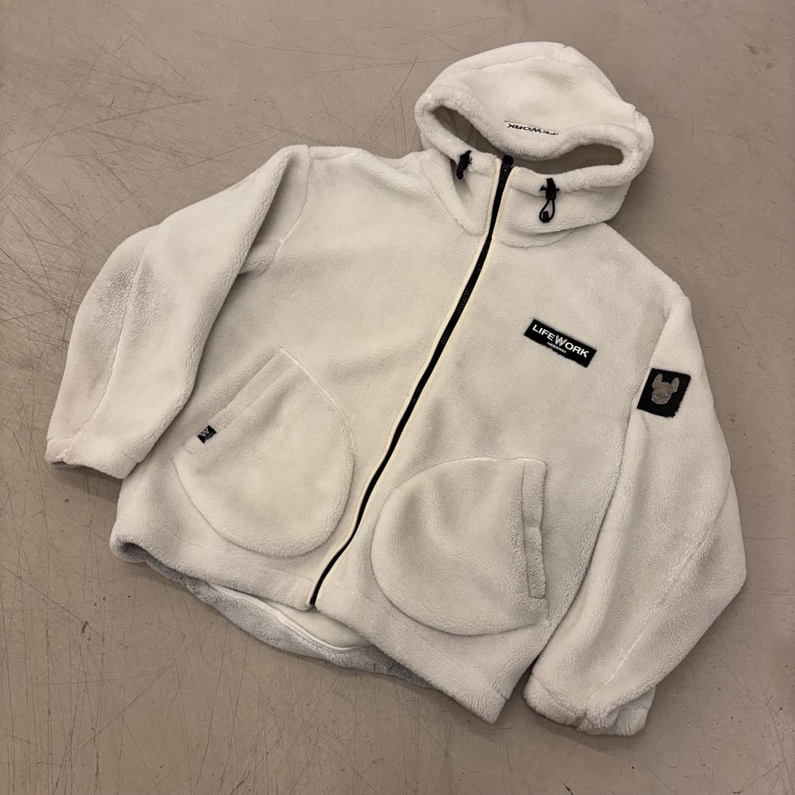 라이프워크 뽀글이 후리스 집업 상품이미지1