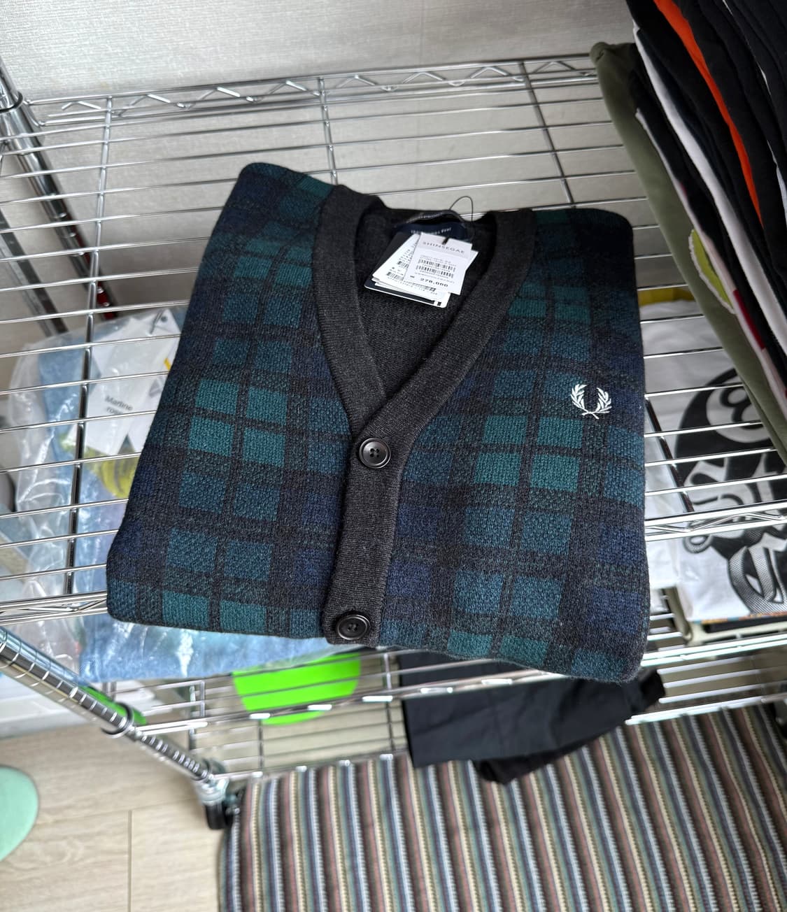 프레드페리 울 가디건 상품이미지2