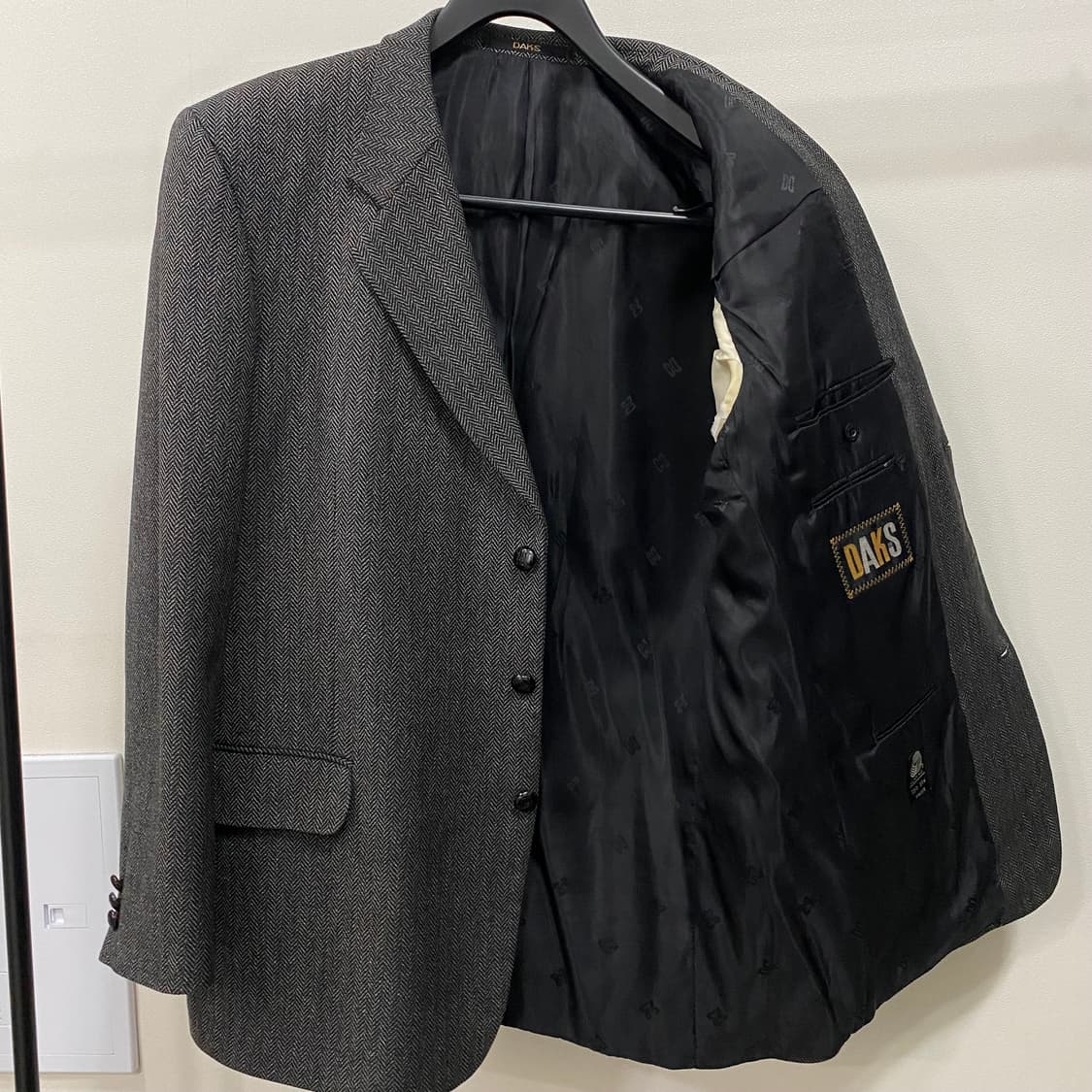 닥스 헤링본 울 캐시미어 블레이저 상품이미지5