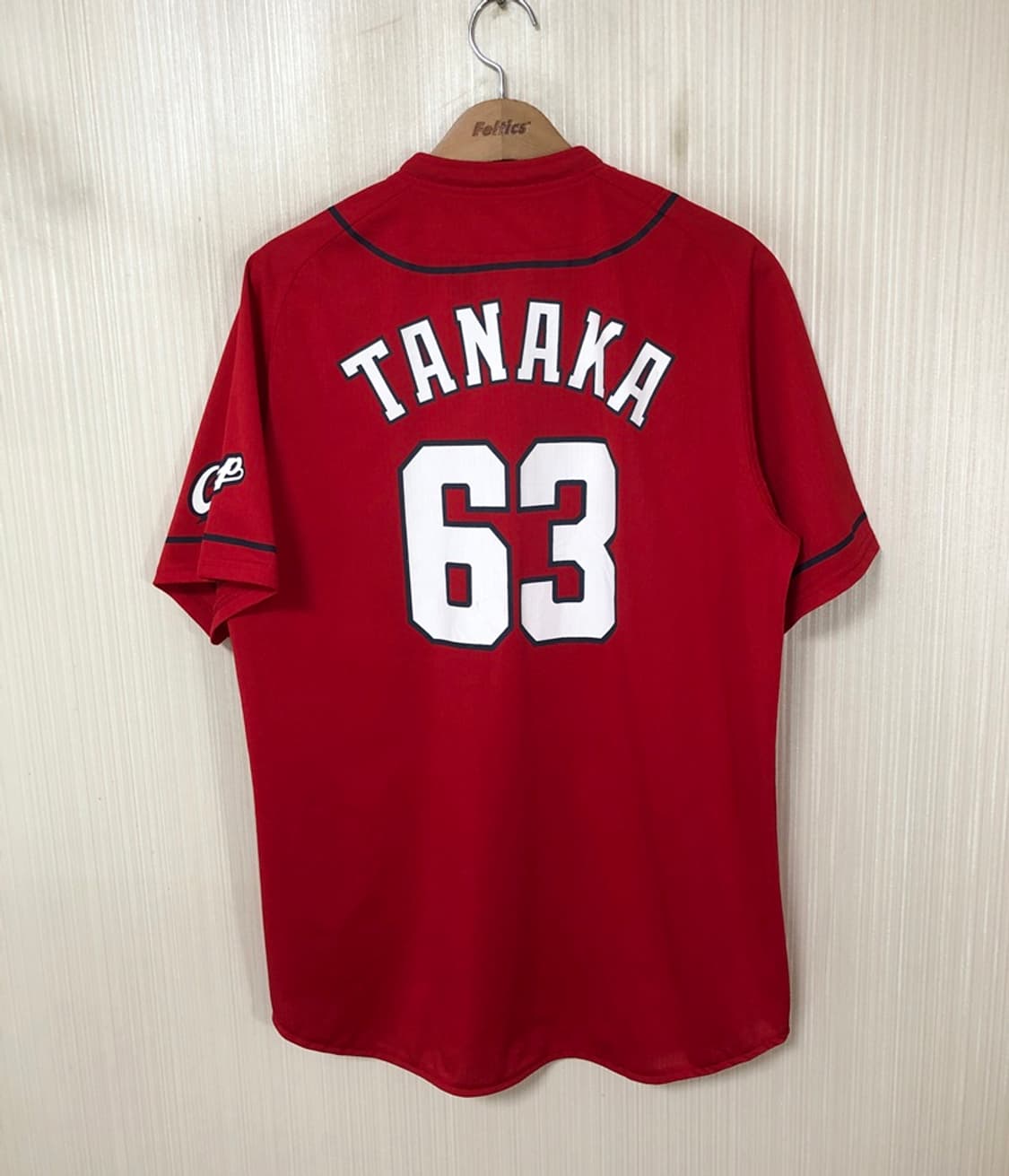 NPB 히로시마 도요 카프 원정유니폼/져지 O(XL) #63 타나카코스케 상품이미지8