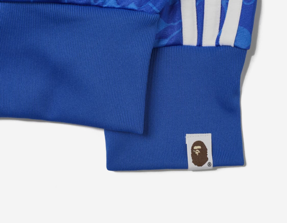 베이프X아디다스 트랙탑 블루 XL 상품이미지6