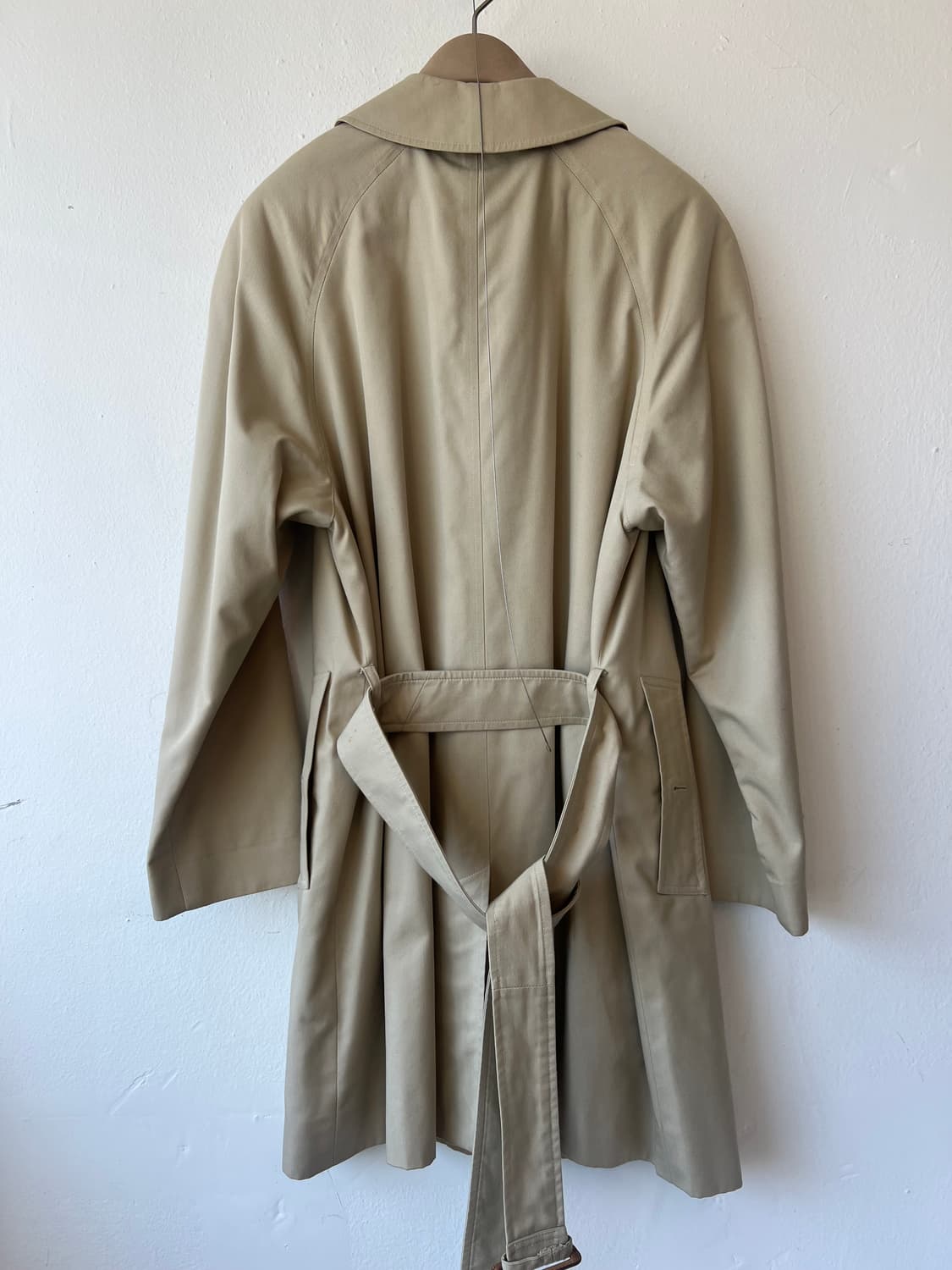 버버리 여성 베이지 개버딘맥코트 간절기싱글코트 상품이미지3