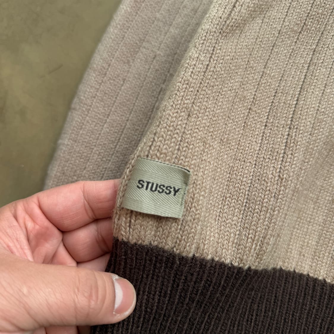 90 ~ 00S 올드 스투시 니트 집업 상품이미지7