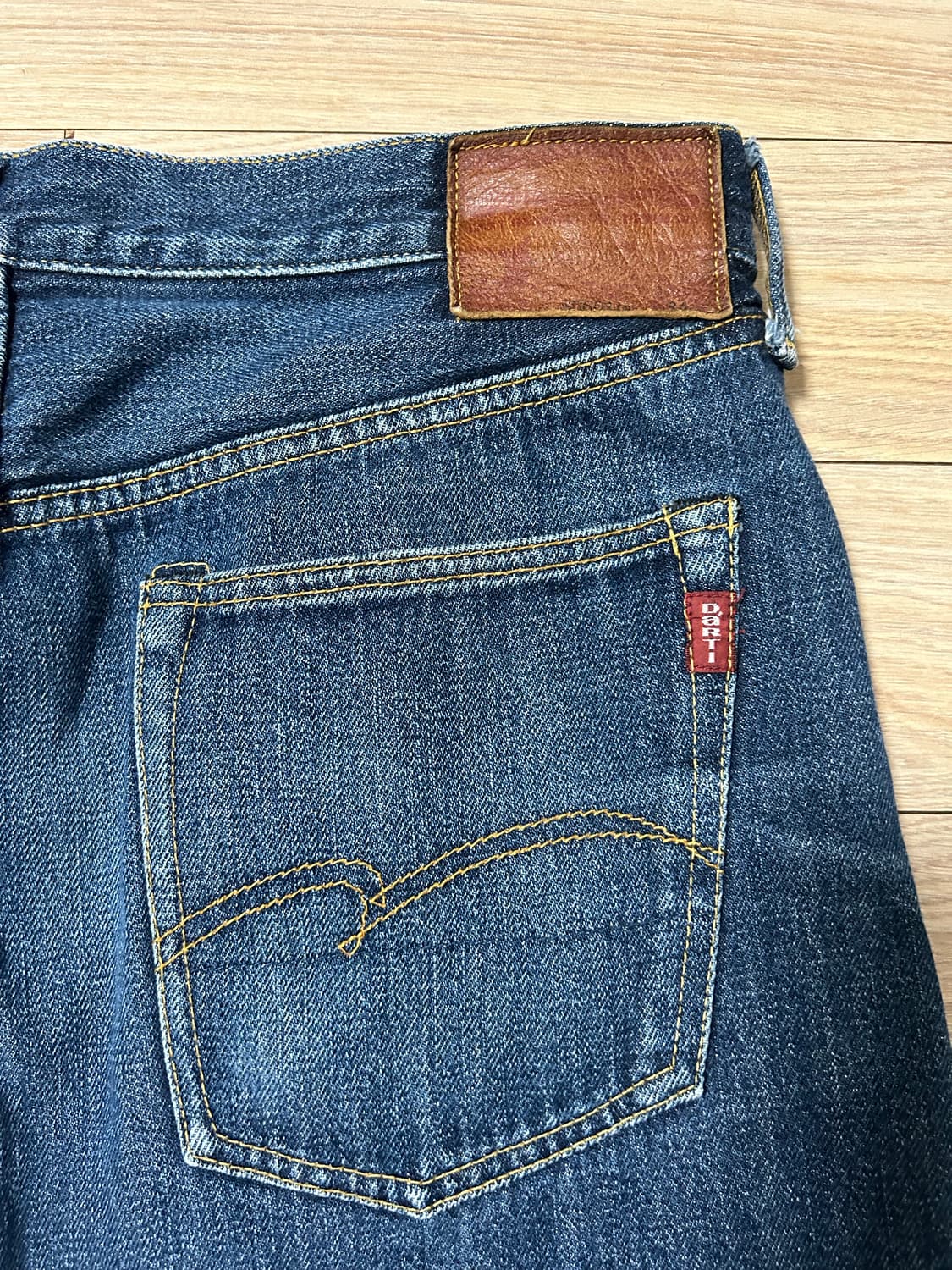 스튜디오 다치산 34 더블셀비지 데님팬츠 상품이미지3