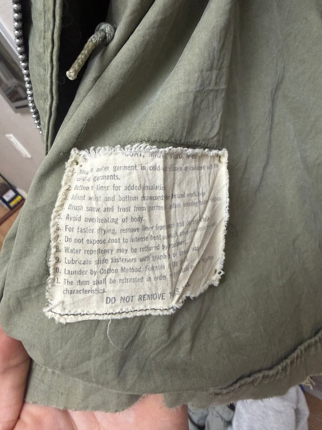 M65 1세대 필드자켓 (오리지널 / 초기형) 상품이미지2