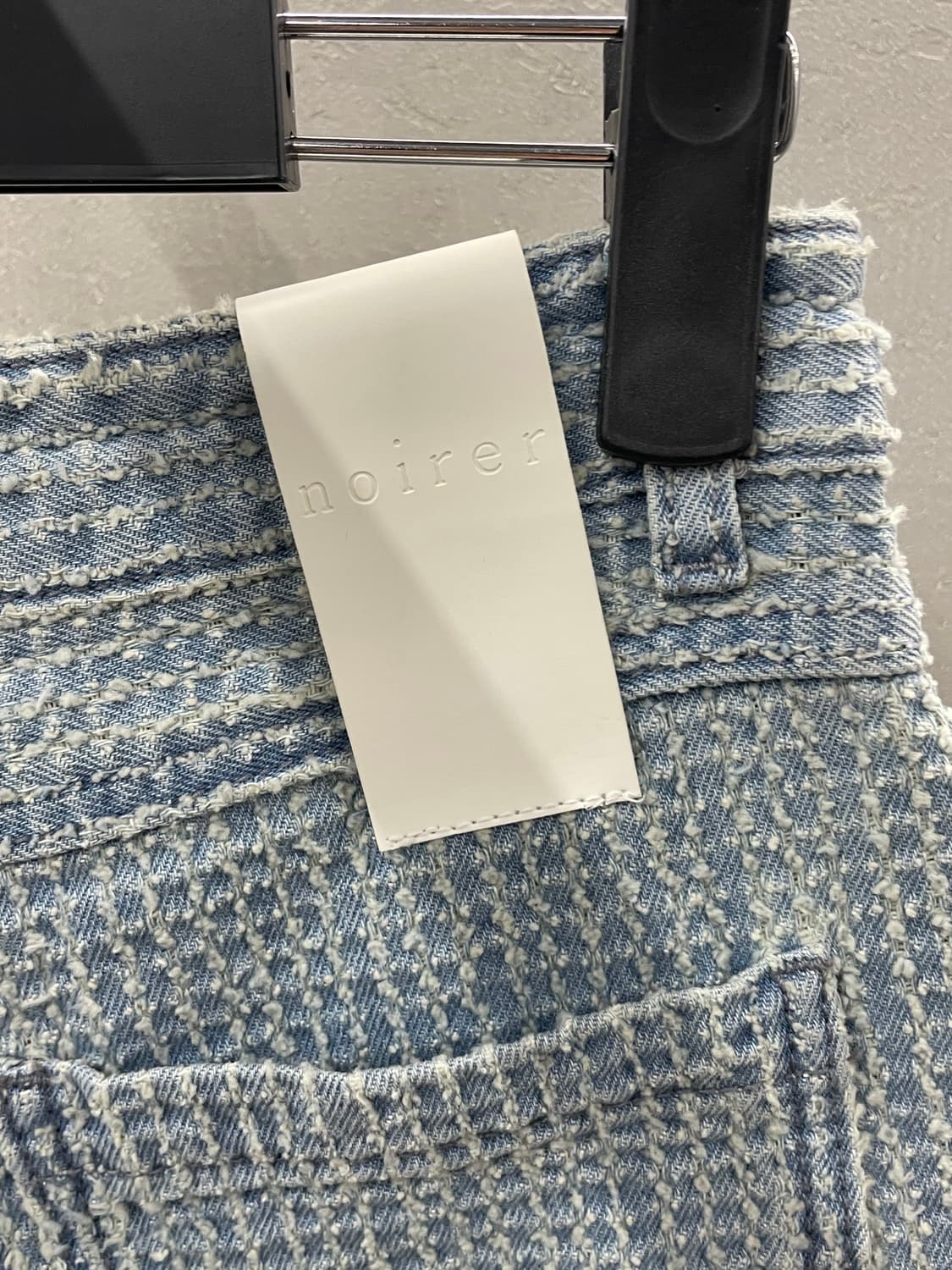 noirer 노이어 와플 와이드 데님 팬츠 36 상품이미지3