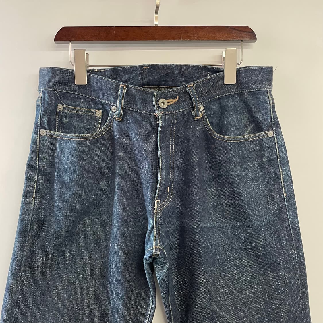 네이버후드 미드 스트레이트셀비지 데님팬츠 상품이미지2