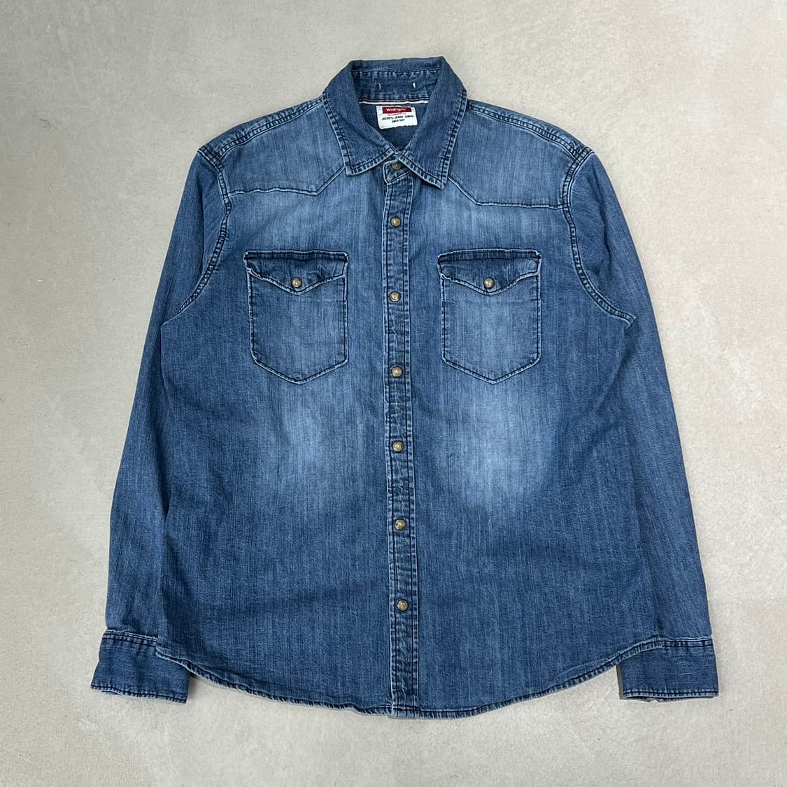 랭글러 워크 데님셔츠 s08969 상품이미지1