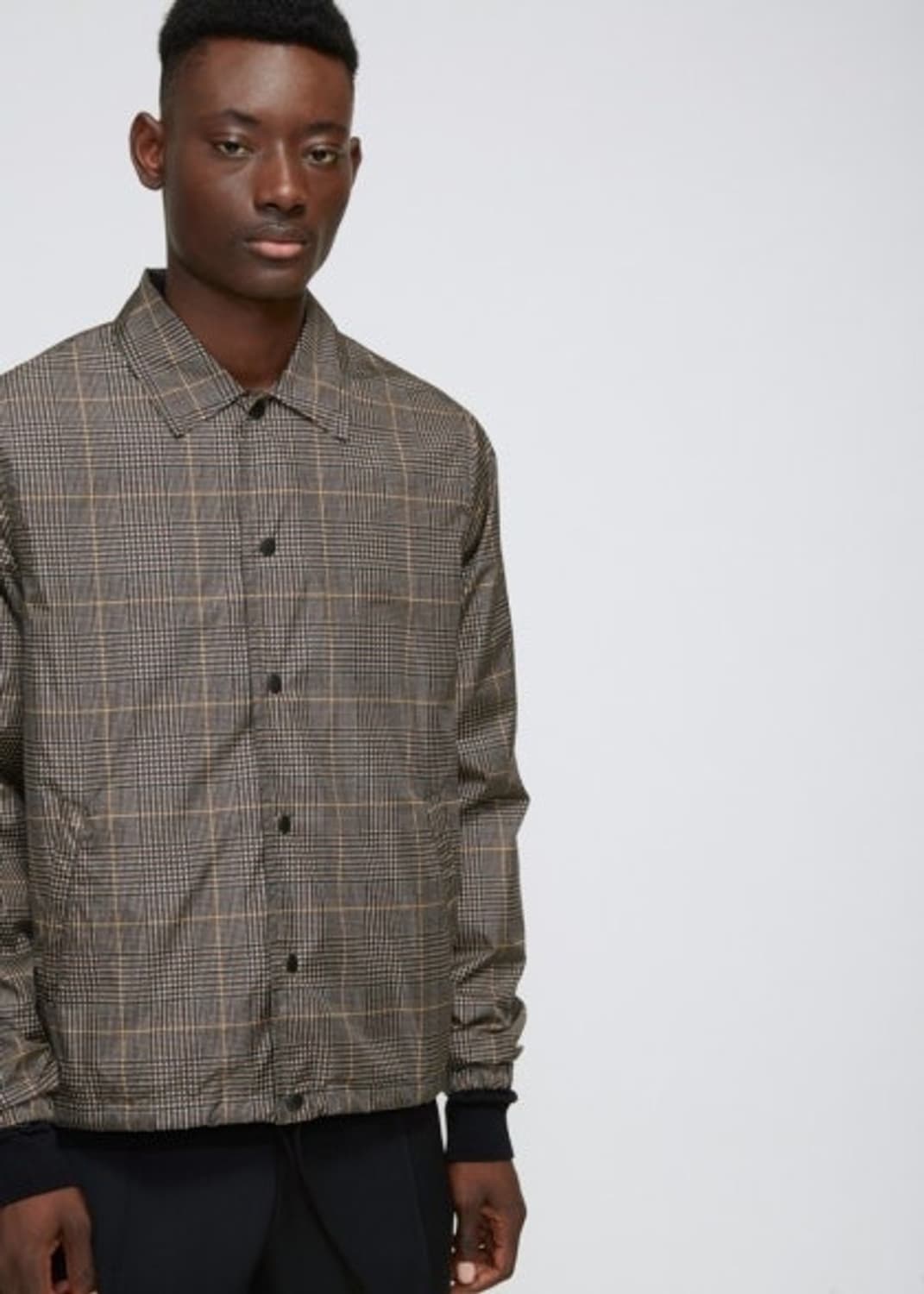 커먼 스웨덴 체크 코치 자켓 상품이미지4