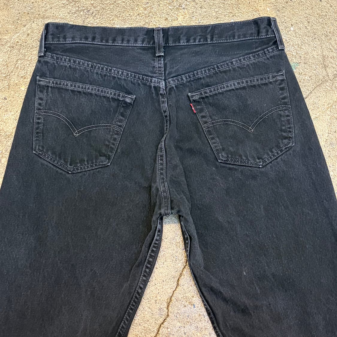 90s Made in USA 빈티지 리바이스 501 블랙진 청바지 상품이미지5