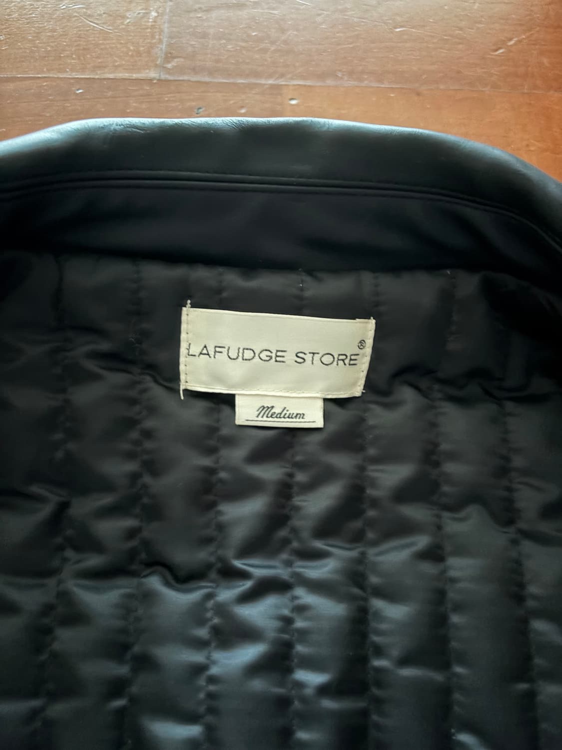 라퍼지스토어 블랙 레더 자켓 M 상품이미지4