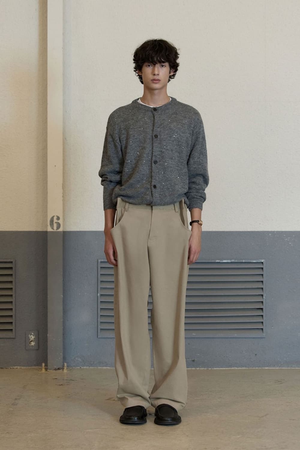 [S] STU 턱 팬츠 베이지 상품이미지1