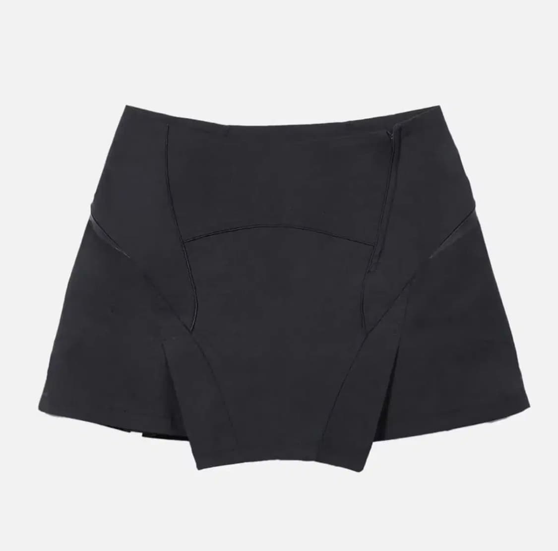 [s] aesynctx 에이시네틱스 (택o새상품)플리츠 미니 스커트 블랙 상품이미지1