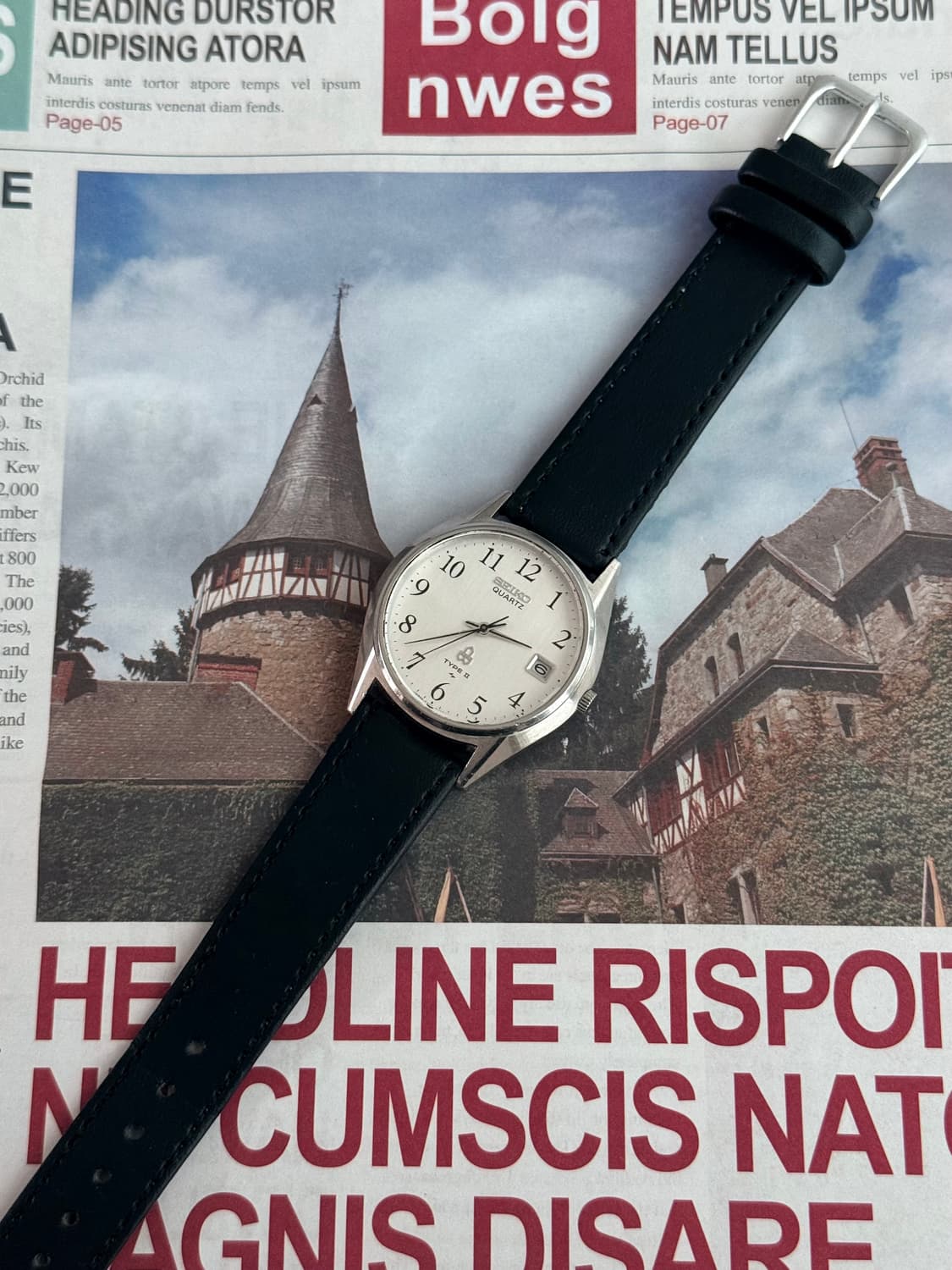 세이코 Seiko 쿼츠 타입 2 아라비안 상품이미지2