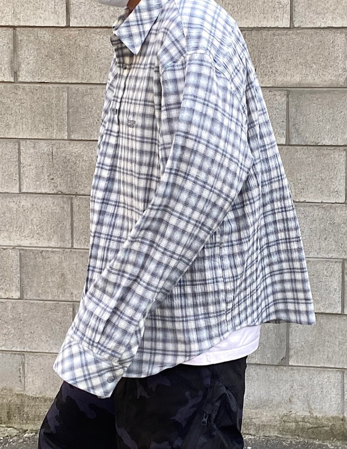 (1회착용)언더마이카(Undermycar) 체크 셔츠 - 2사이즈 상품이미지4