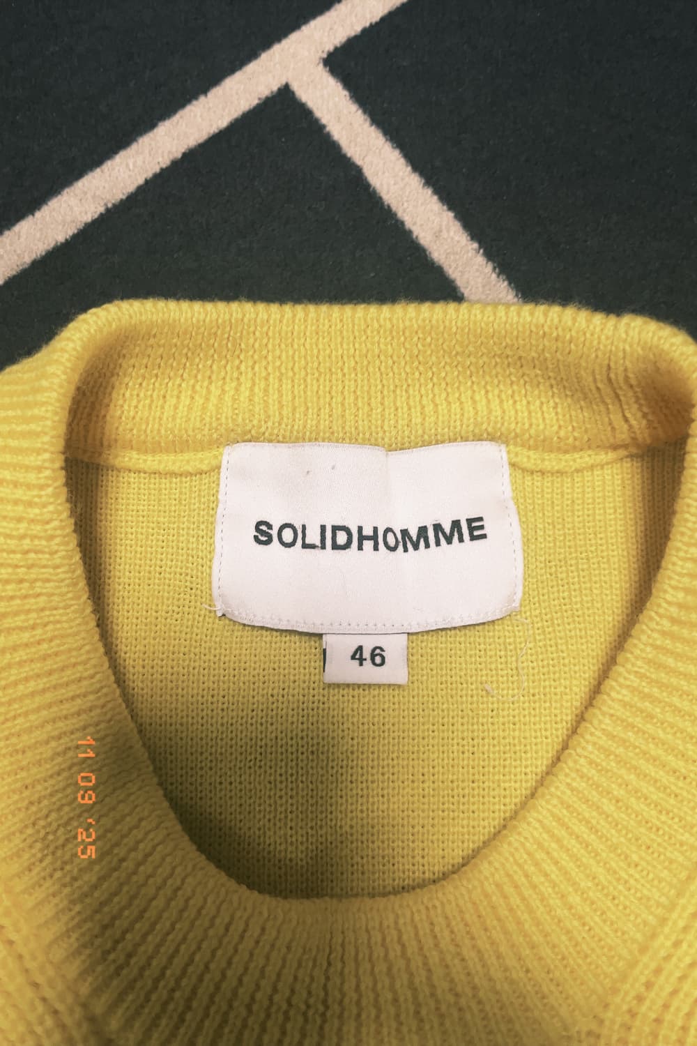 (횡재가)우영미 솔리드옴므 오버핏 니트/몽클레어 스톤 발망 프라다 구찌  상품이미지6