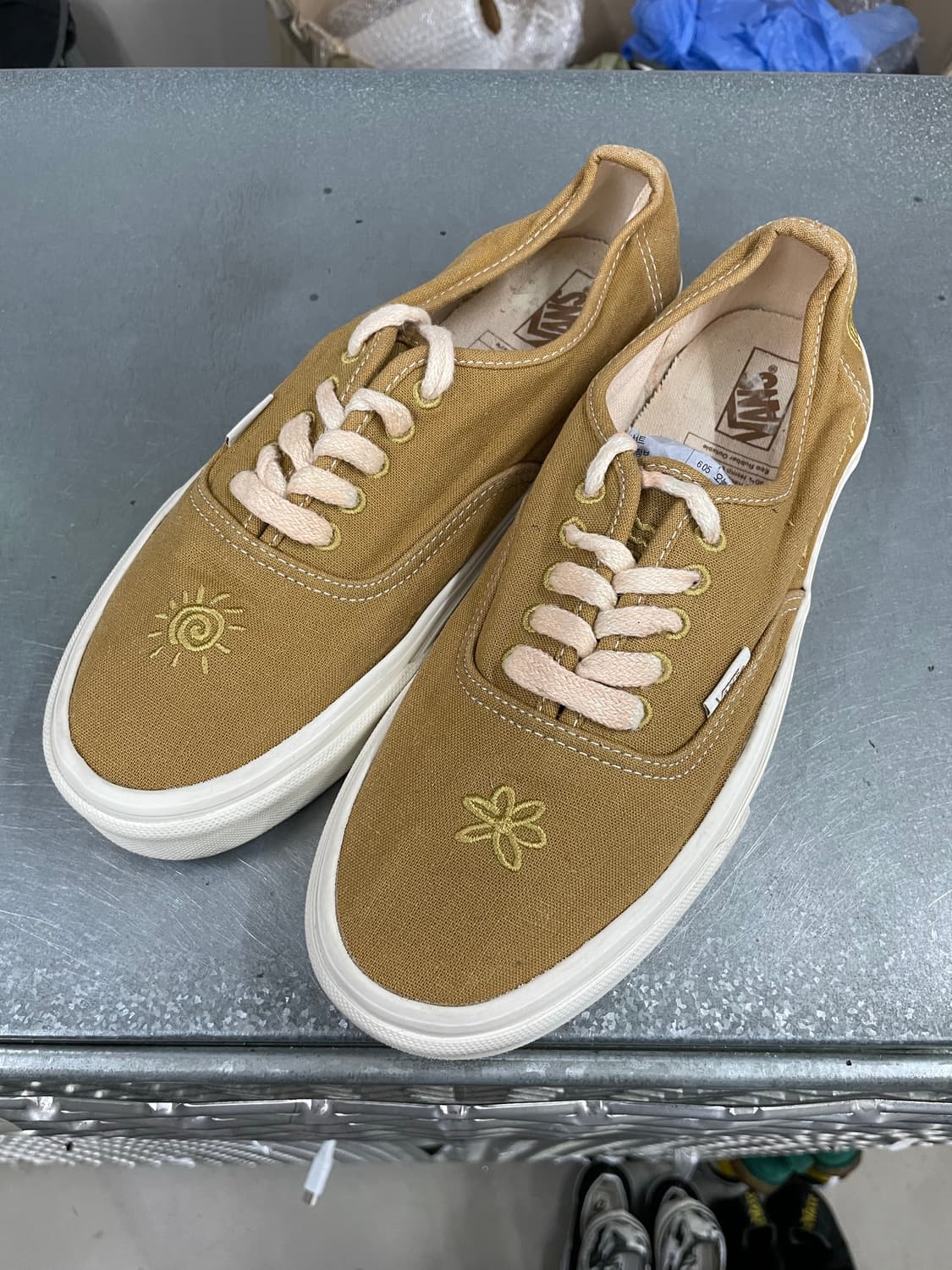 반스 어센틱 에코 띠어리 머스타드 골드 us9 (gr-4588) 상품이미지2