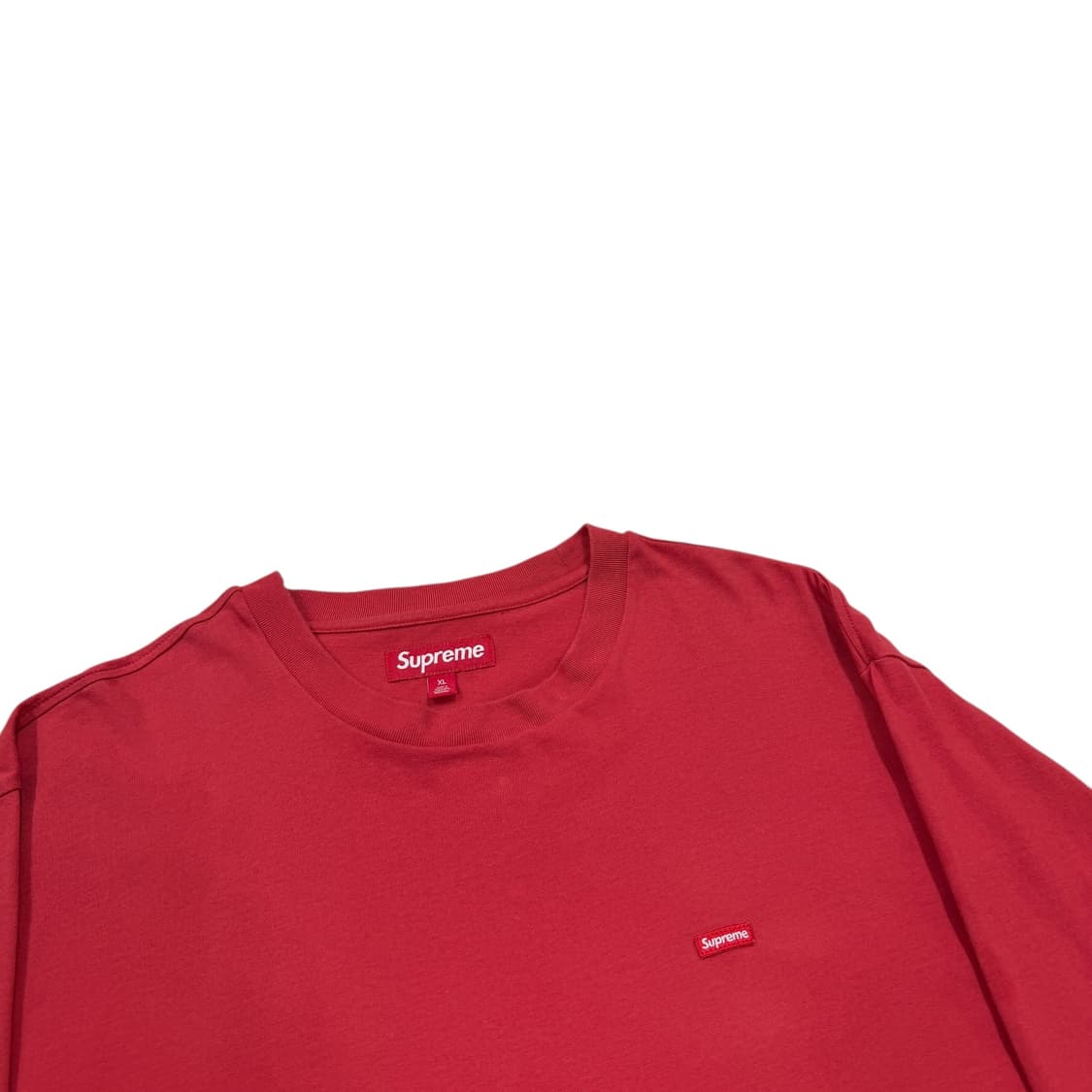 슈프림 스몰 박스로고 롱슬리브 긴팔 티셔츠 레드 XL 상품이미지2