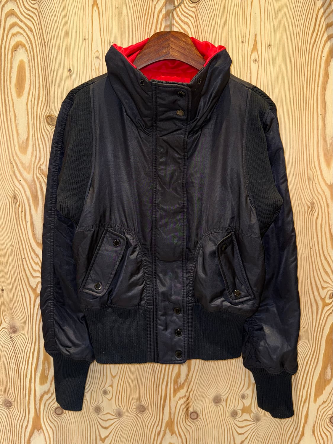 아르마니 익스체인지 셔링 블루종 자켓 상품이미지1