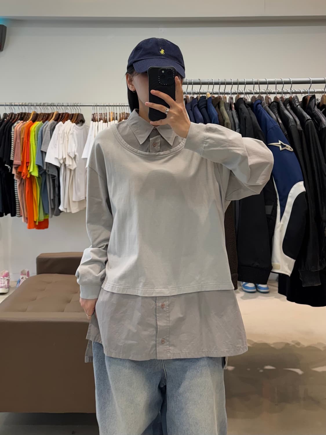 마뗑킴 오버사이즈 레이어드 셔츠 상품이미지9
