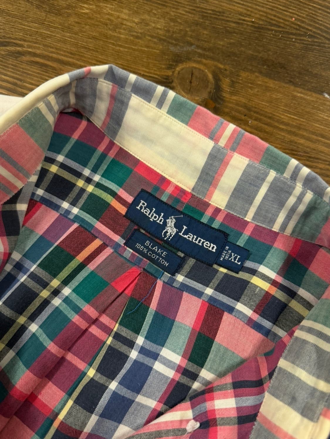 폴로 랄프로렌 마드라스 체크 셔츠 105~110 상품이미지10