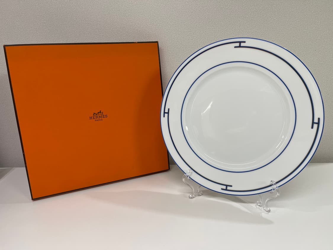 에르메스 리듬 블루 플레이트 1P 세트 HERMES 상품이미지1