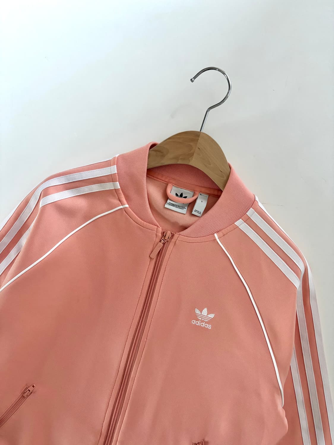 Adidas 아디다스 코랄핑크컬러 유넥 트랙탑 상품이미지5