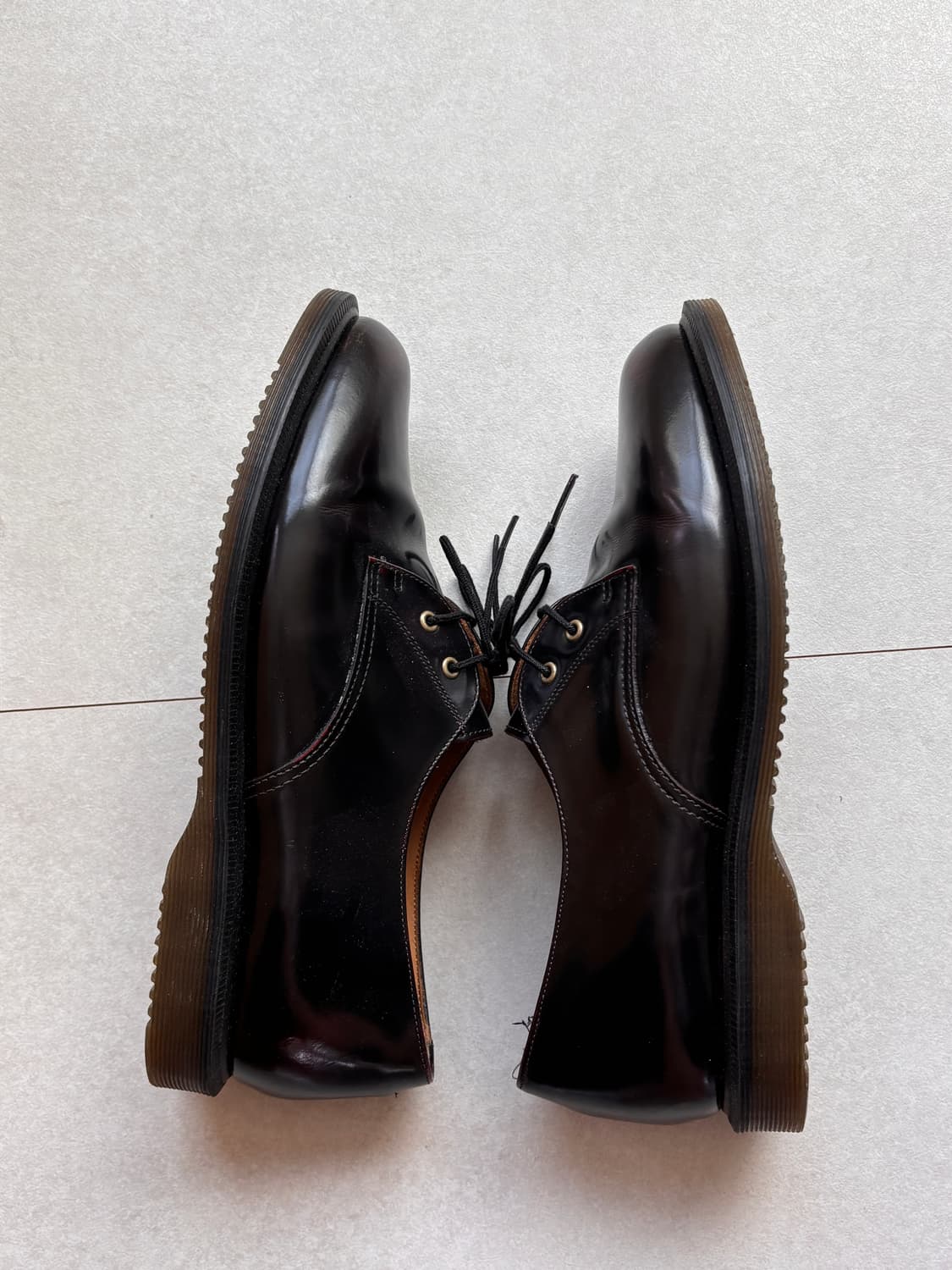 닥터마틴 2홀 더비 브룩 체리버건디 UK8 상품이미지5