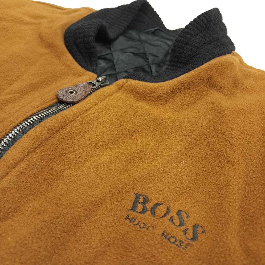 CN733 XL 휴고 보스 80s 울 캐시미어 봄버자켓 상품이미지4