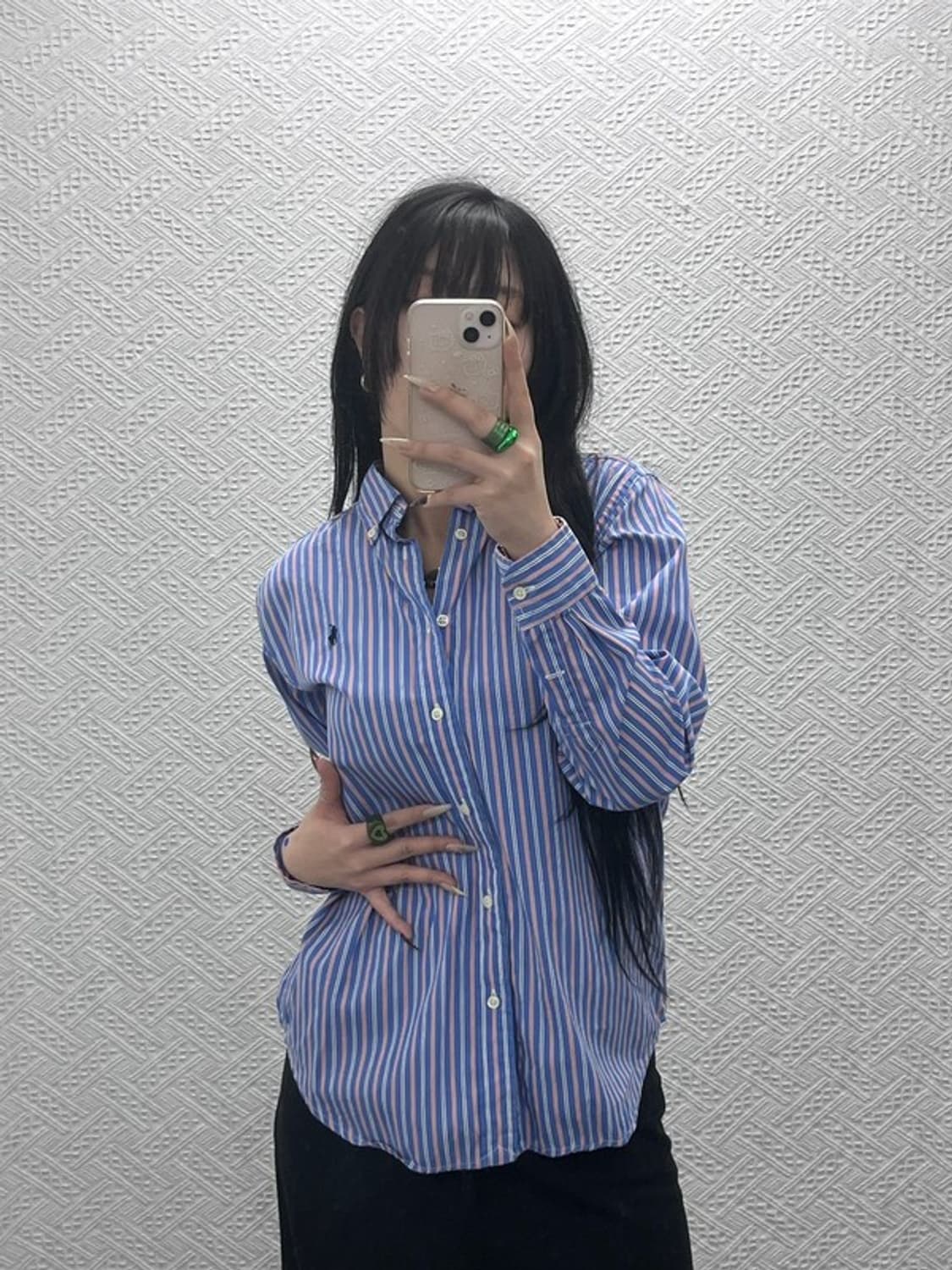 폴로 랄프로렌 컨트리 레트로 멀티 스트라이프 셔츠 L C08404 상품이미지1