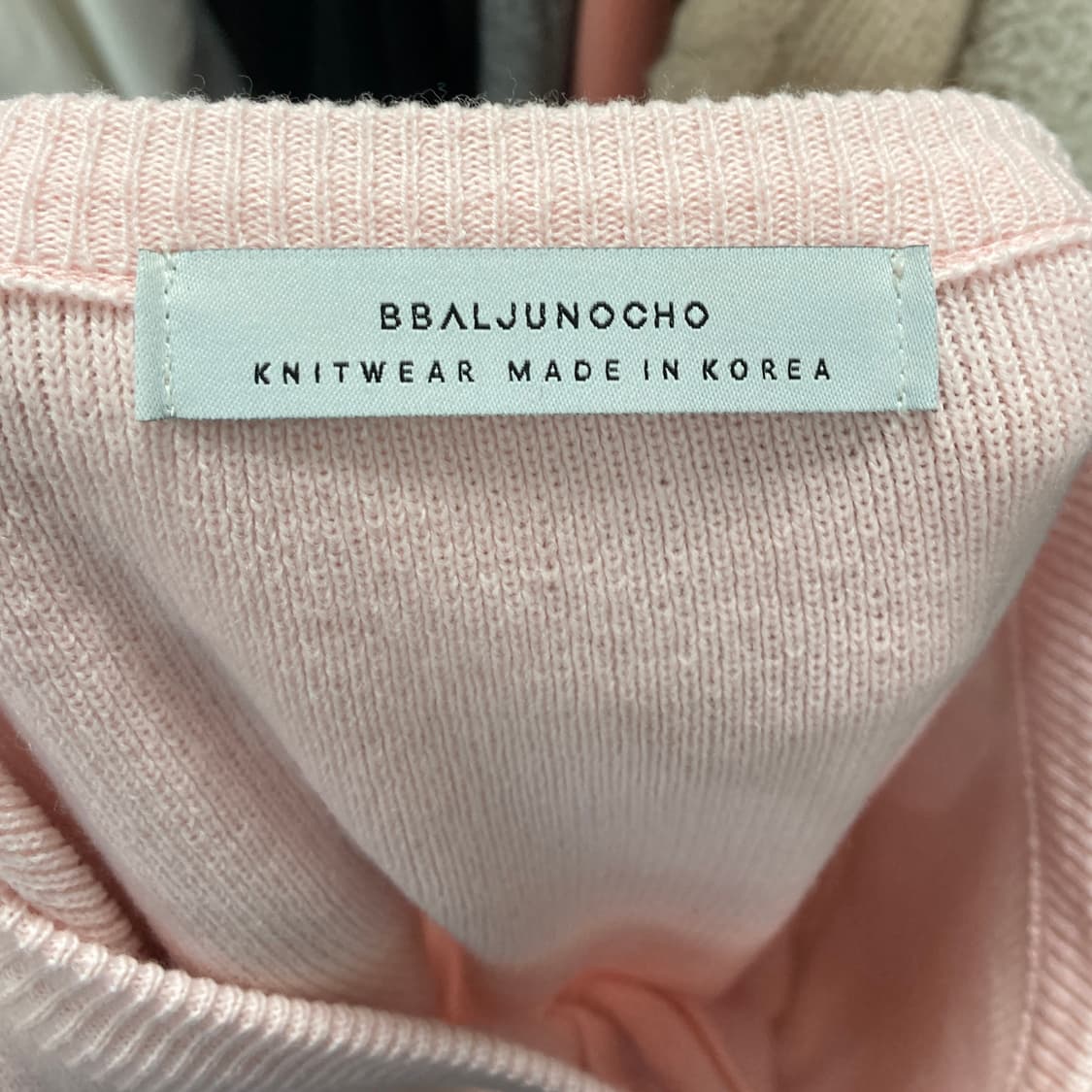 빨주노초 여성가디건 핑크 F 상품이미지4