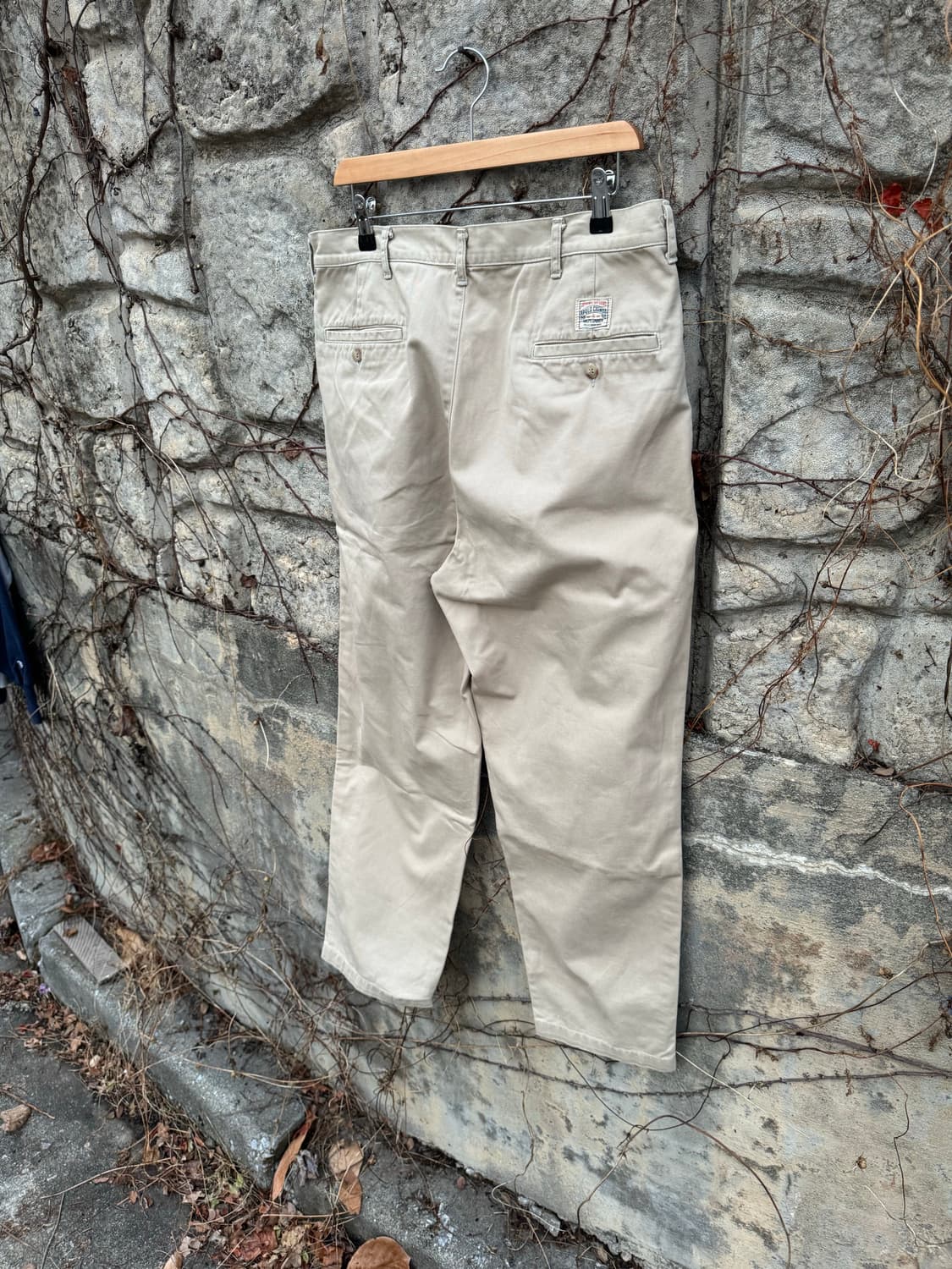 80~90s 폴로 랄프로렌 usa 빈티지 올드라벨 투턱 치노 팬츠 상품이미지5