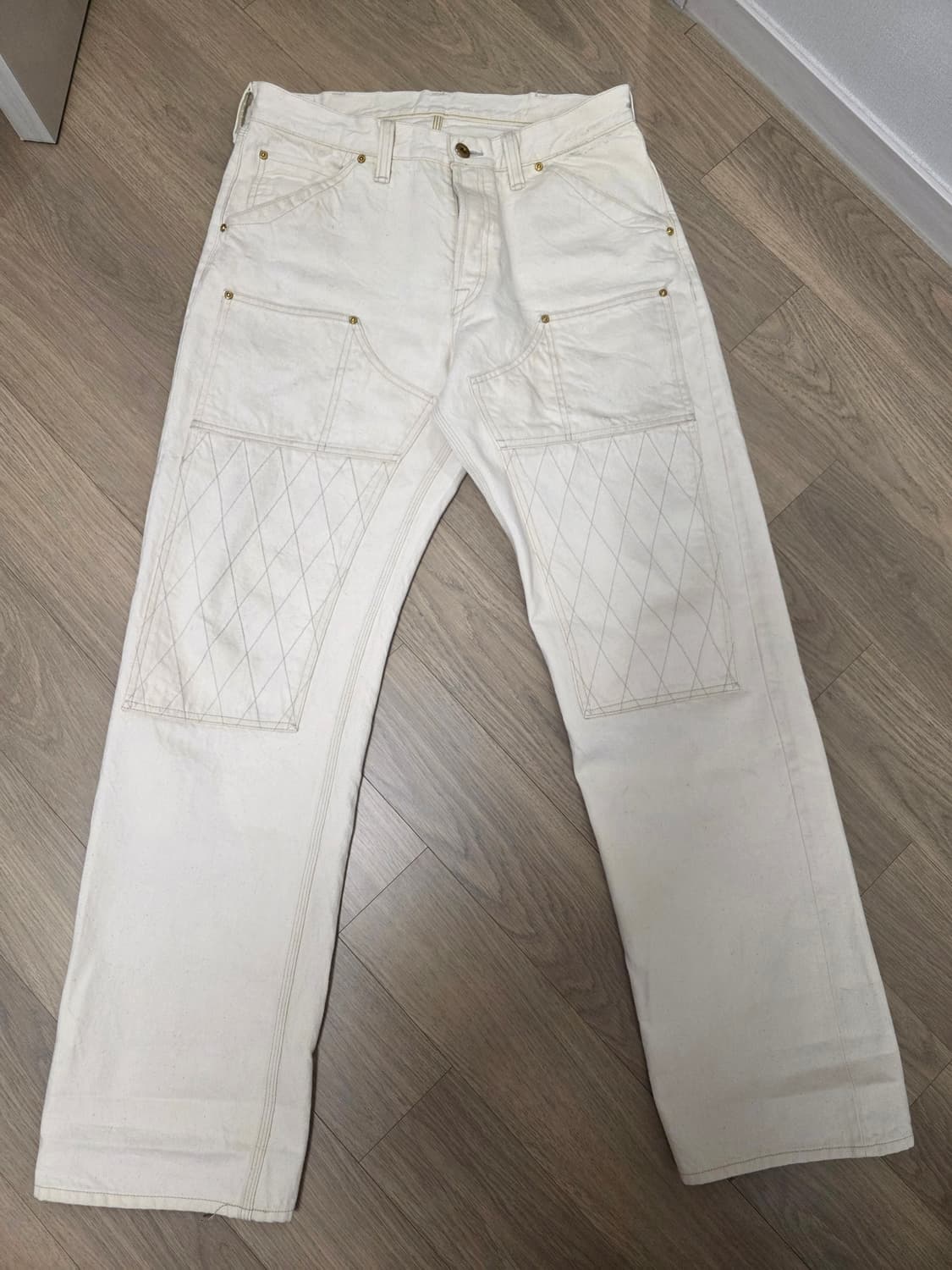 ​[판매] 트로피클로딩 1606NT 더블니 내추럴 데님 (34사이즈) 상품이미지3