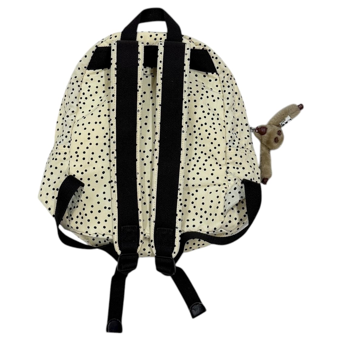 키플링 빈티지 모리걸 도트 땡땡이 크림 바닐라 화이트 백팩 가방 상품이미지3