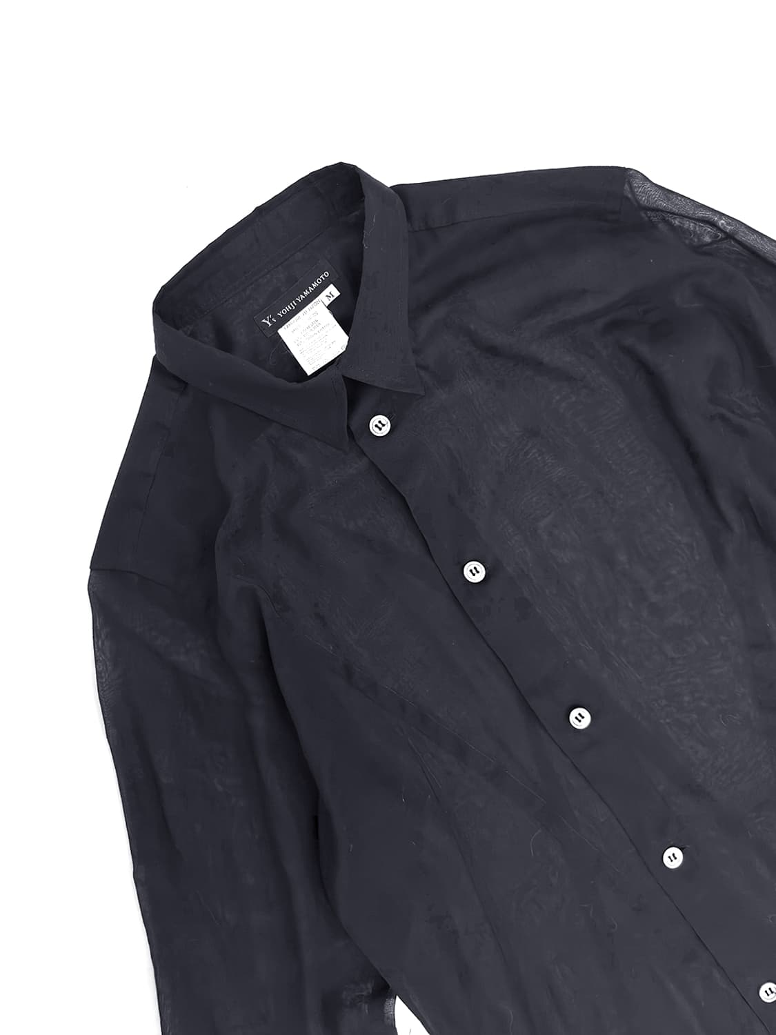 Y’s Yohji Yamamoto Sheer Shirt Dress 상품이미지5